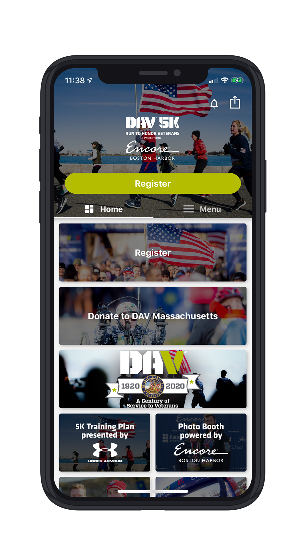 DAV 5K Boston Mobile App